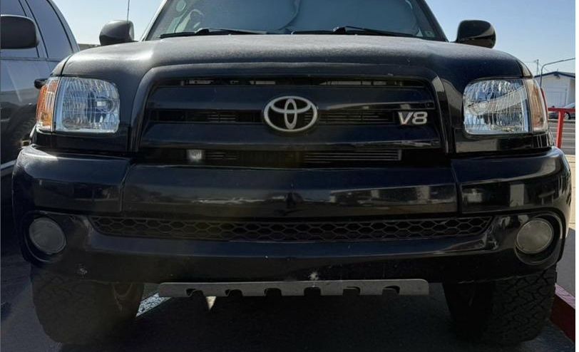 Toyota Tundra headlights after restoration